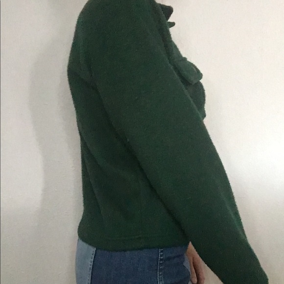 🌲VTG 90s fleece zip up crop jacket - Picture 3 of 7